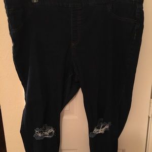 Plus size jeggings